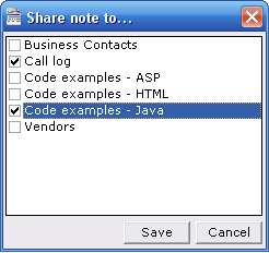 Share Note